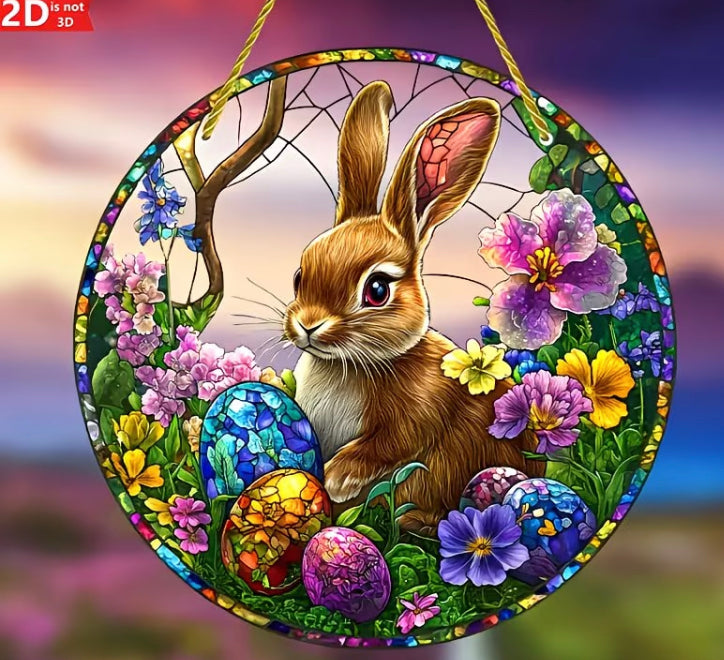 Easter bunny suncatcher