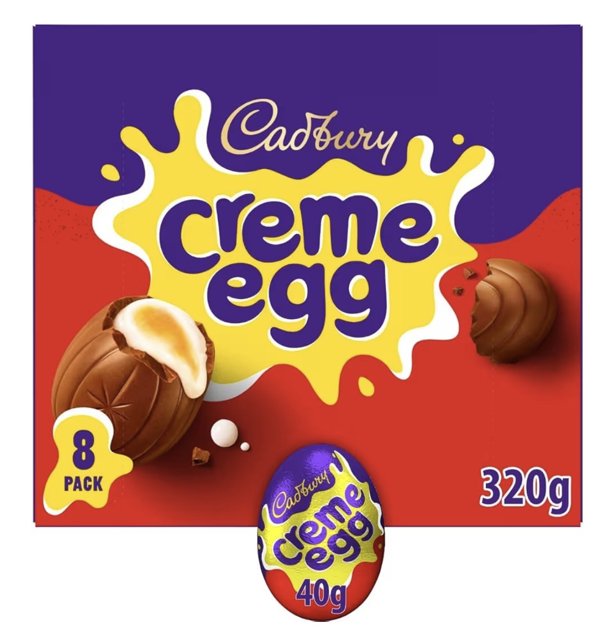 Pack of 8x Creme Eggs