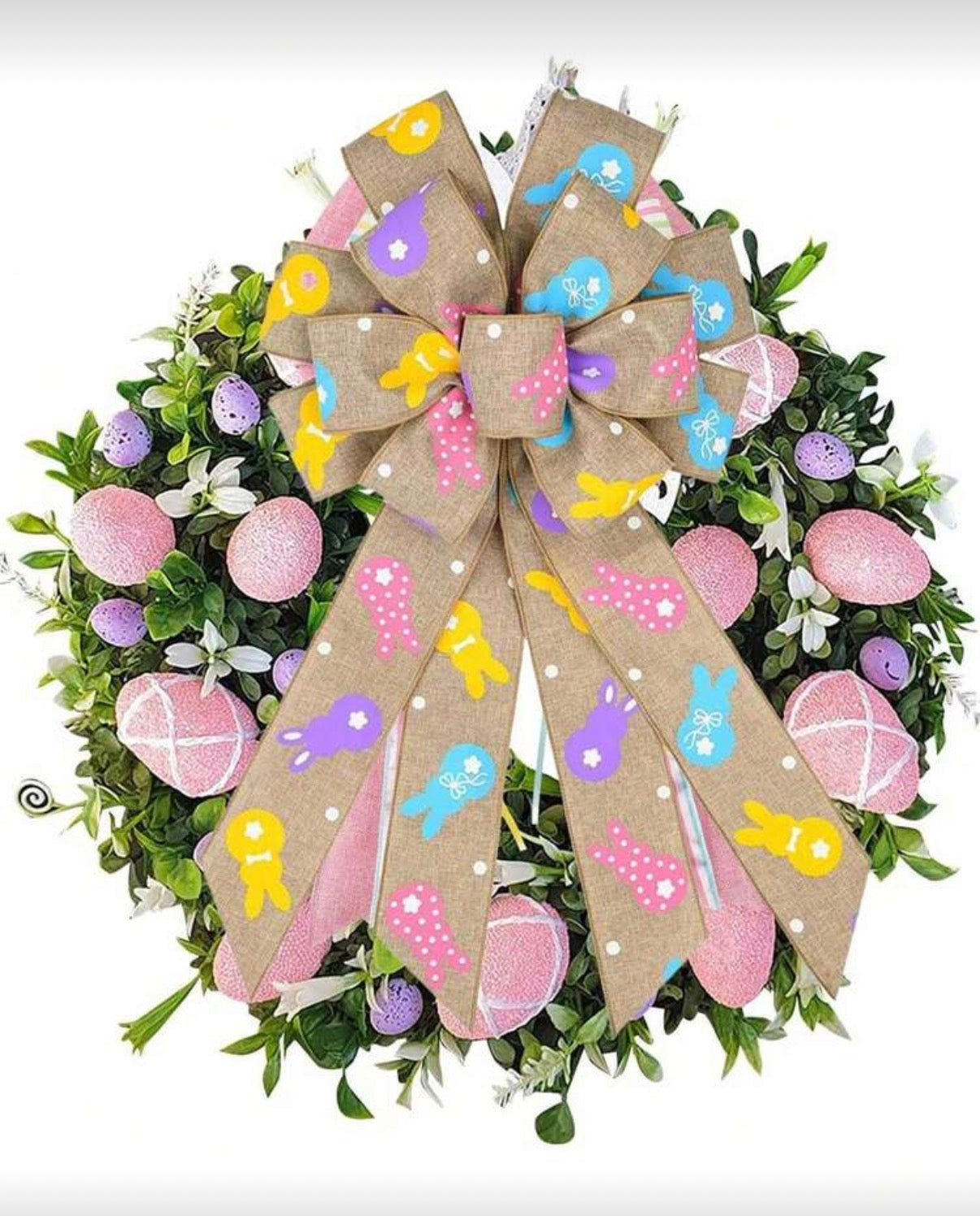 Easter Wreath & Bow