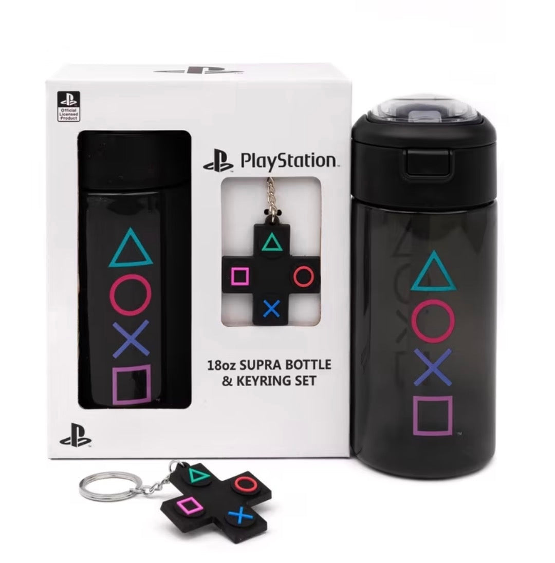 PlayStation Water Bottle & KeyRing