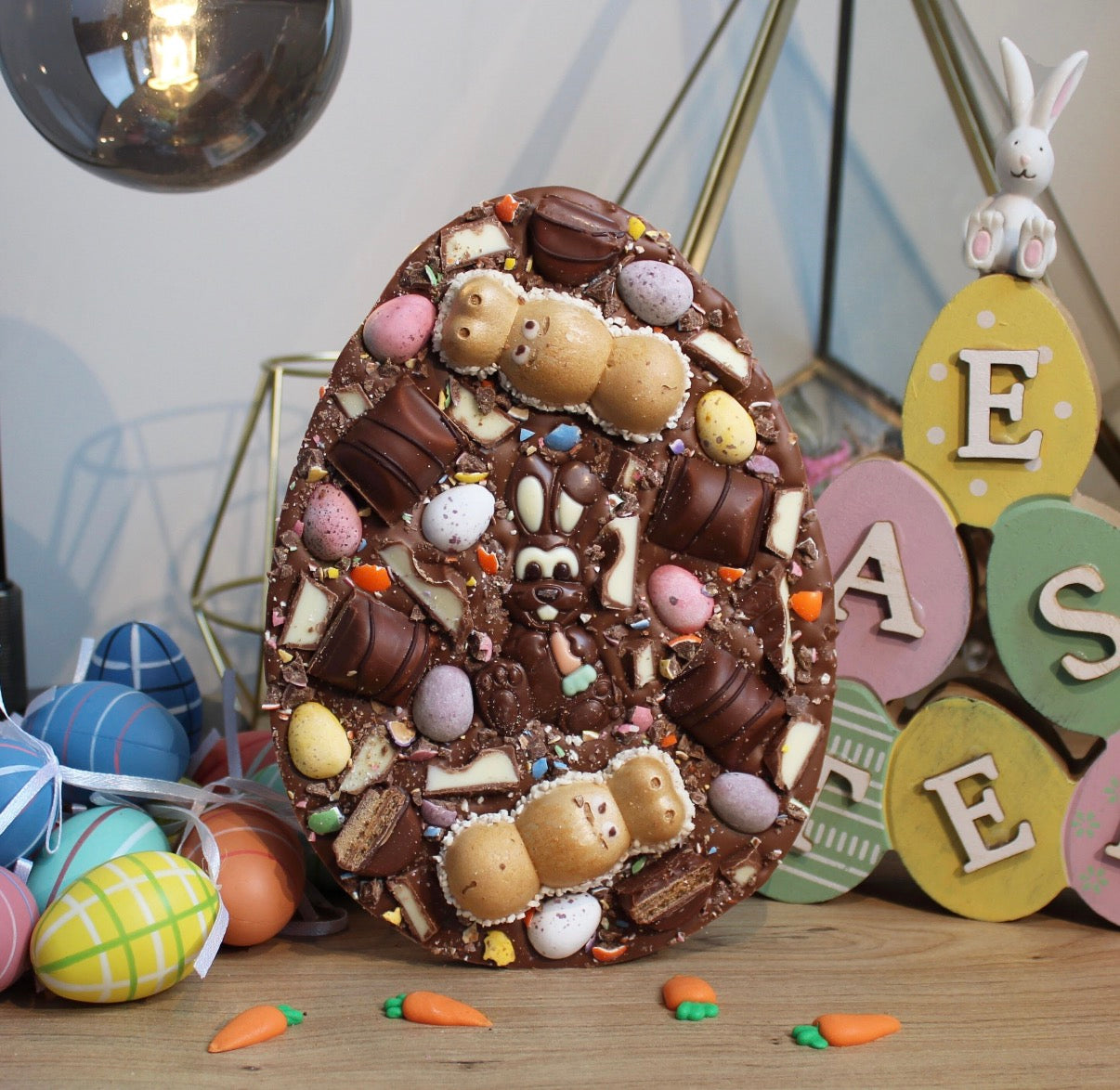 Easter Chocolate Slab - Kinder Hippo
