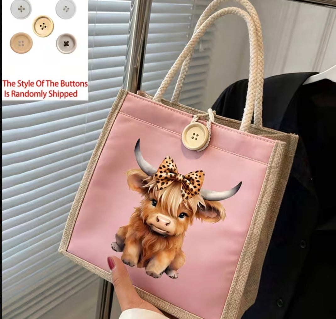 Highland Cow Handbag