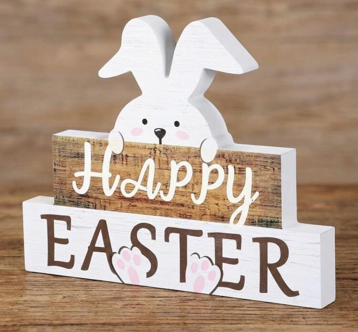 Happy Easter Wooden Plaque
