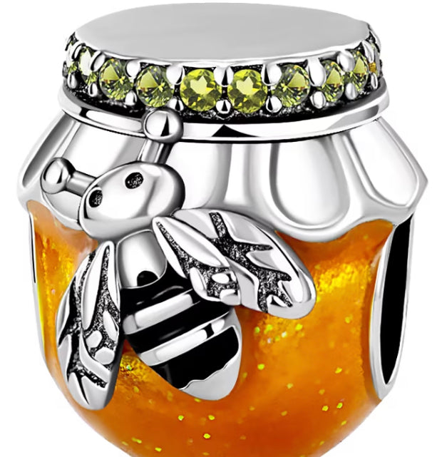 Honeybee jar charm
