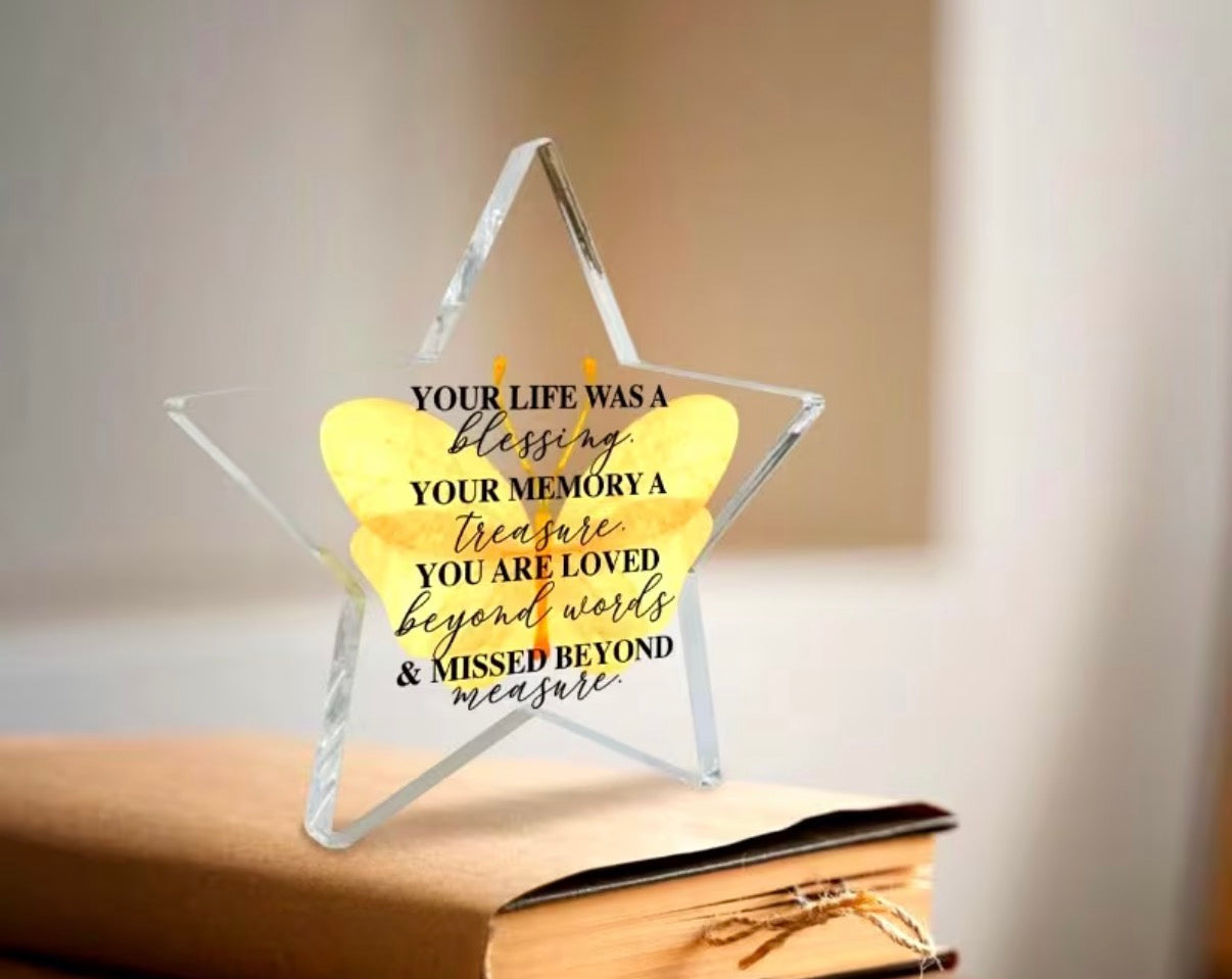 Memorial Star Plaque