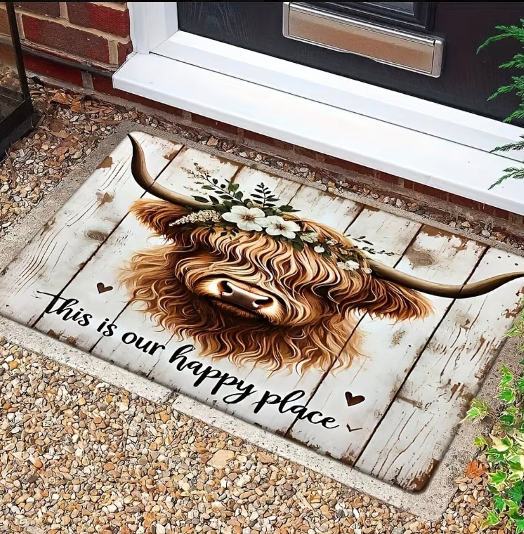 Highland Cow Doormat