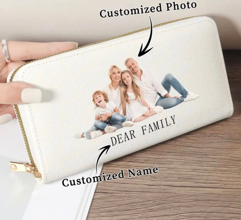 Personalised Purse - White