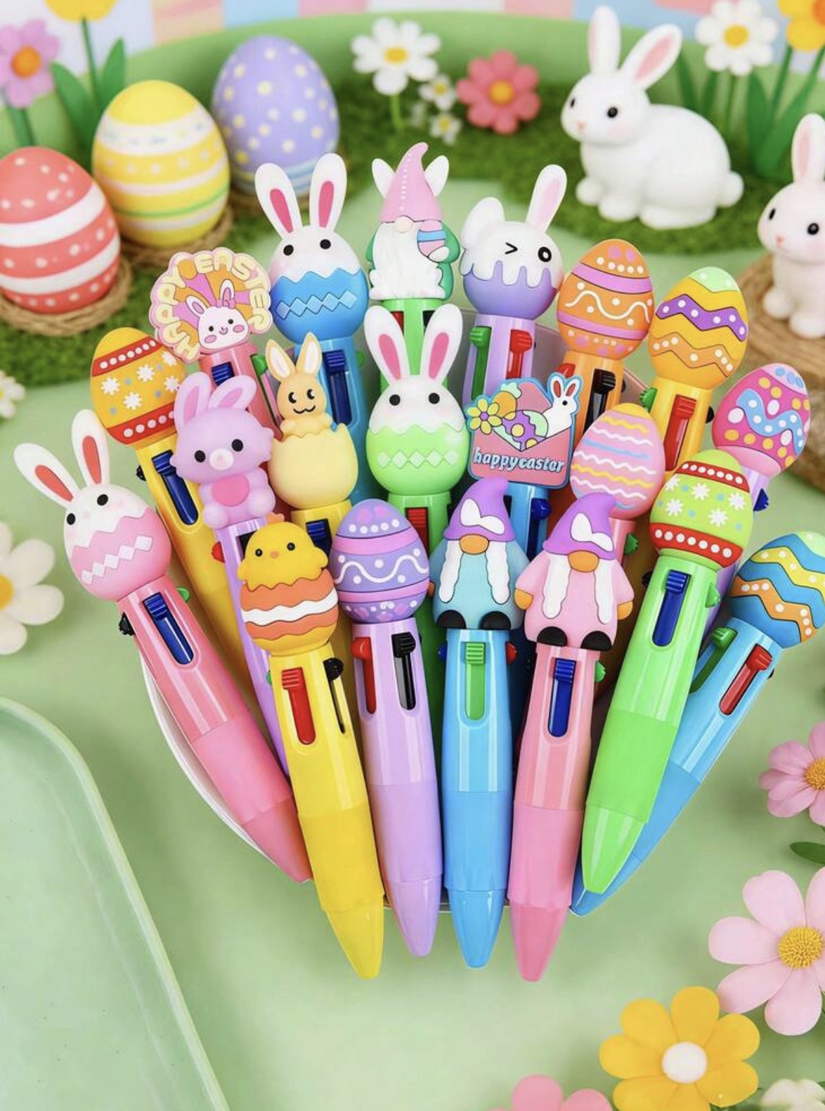 6 random Easter pens / 4 colours