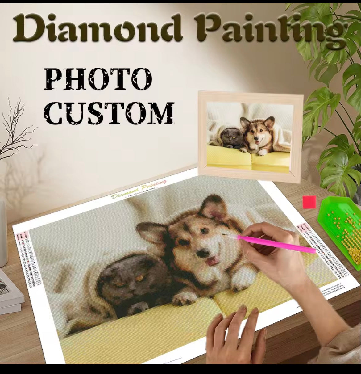 Custom Photo Diamond Art
