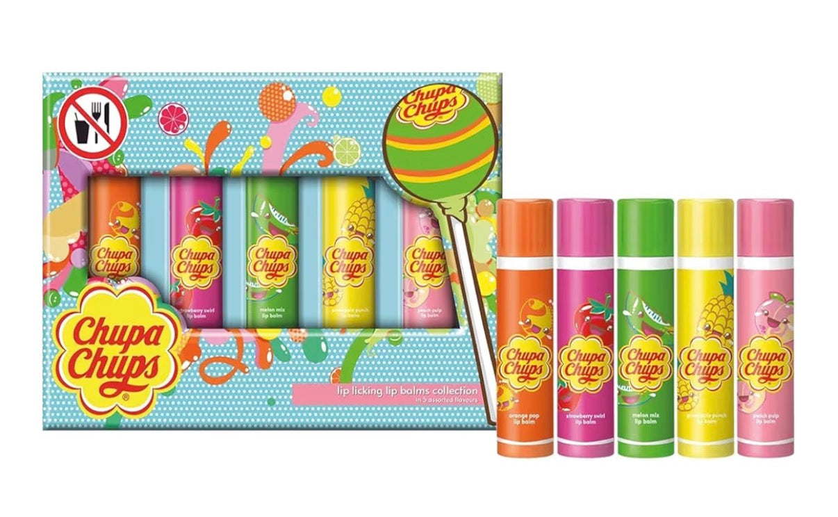 5pc Chupa Chups Lip Balm Gift Set