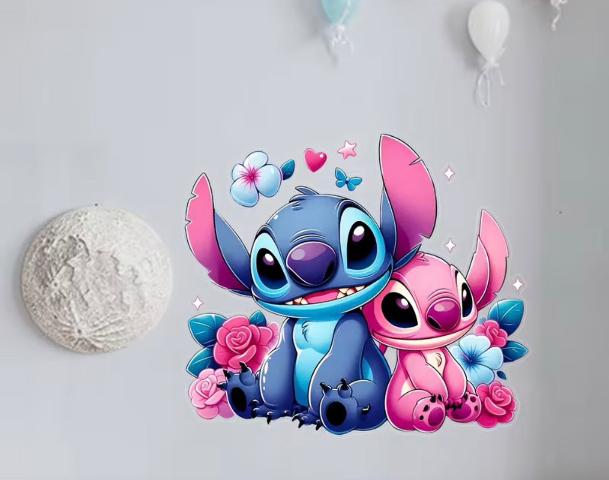 St!tch & Angel Wall Sticker