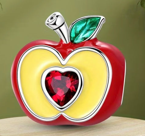 Cute apple charm