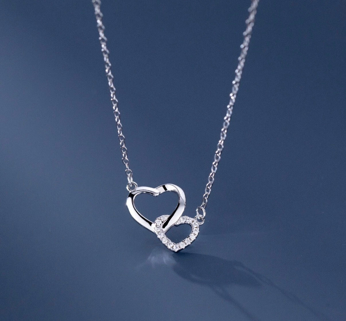 Double Heart Necklace