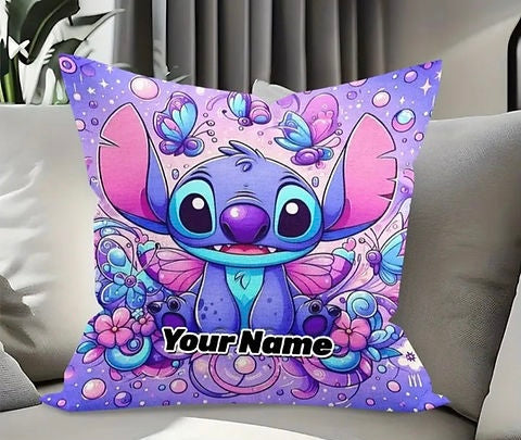 1pc Disney Stitch Personalized Square Pillowcase