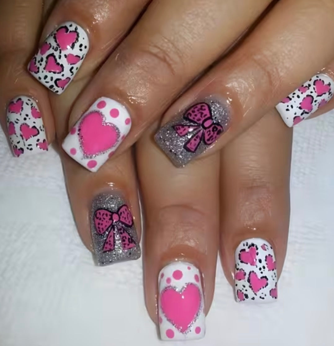 Heart Nails