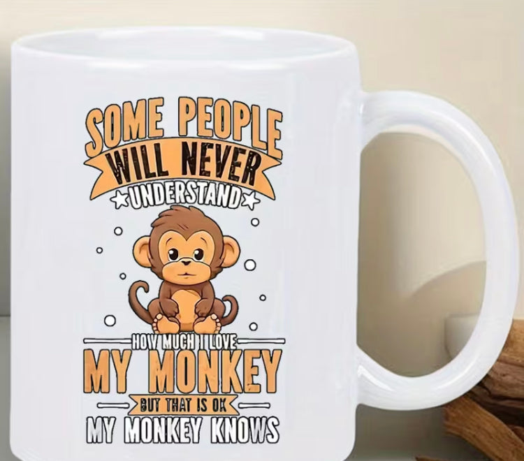 Funny I love my monkey mug