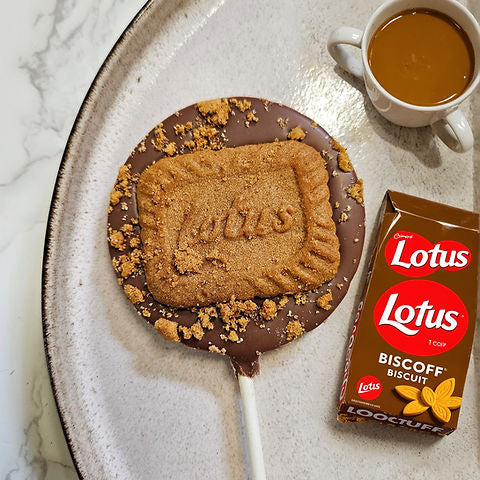 Biscoff Biscuit Chocolate Lolly