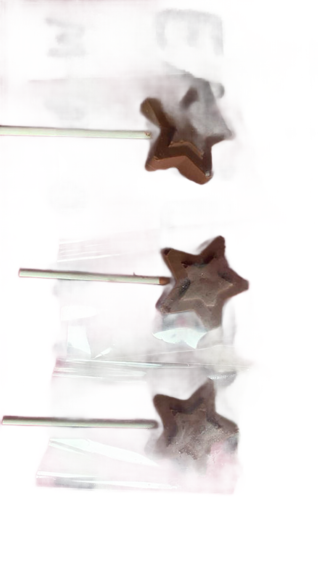 3D Star Chocolate Lolly