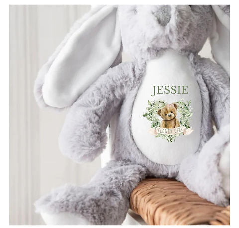 Personalised Plush flower girl