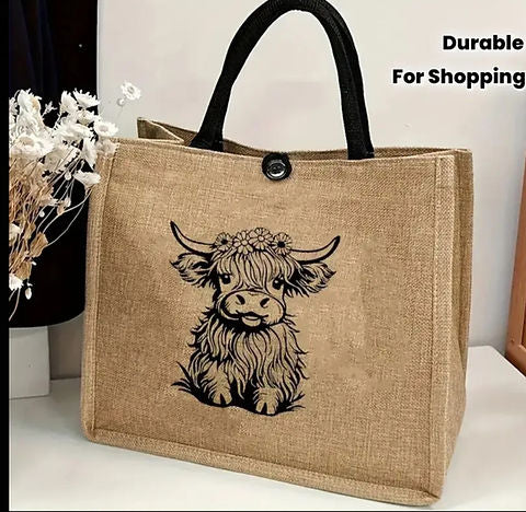 Highland Cow Tote Bag