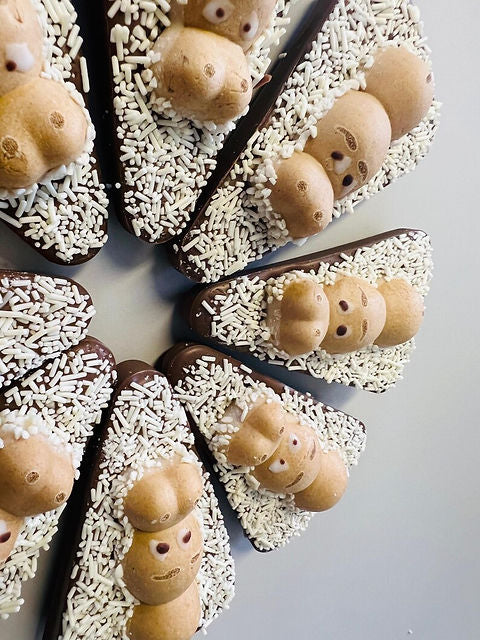 Hippo & milk chocolate pizza