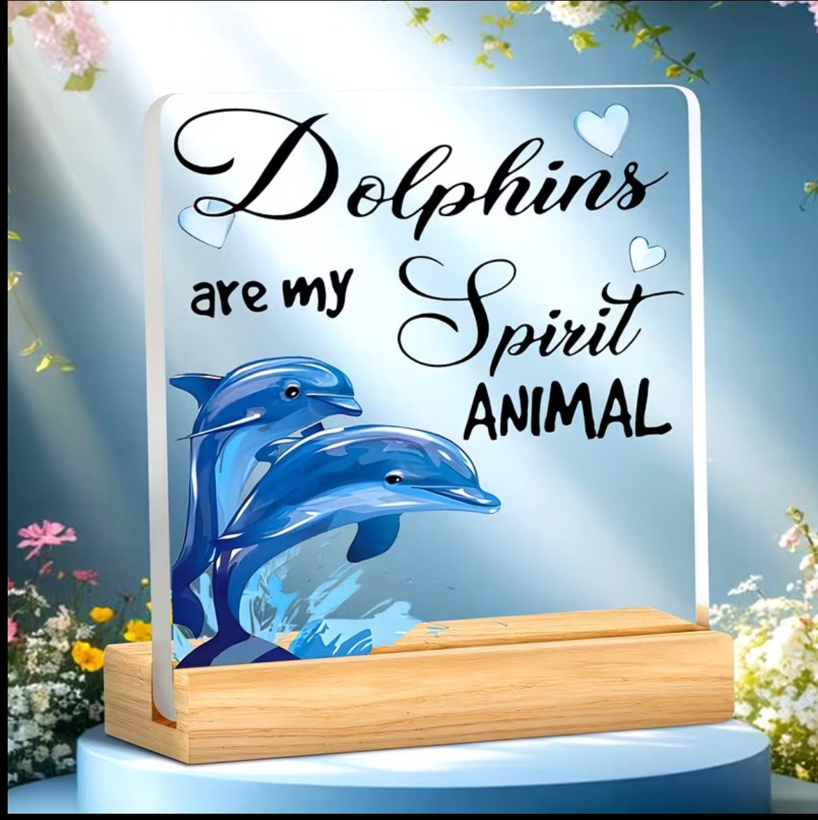 Dolphin 2D Arcryic Oranament