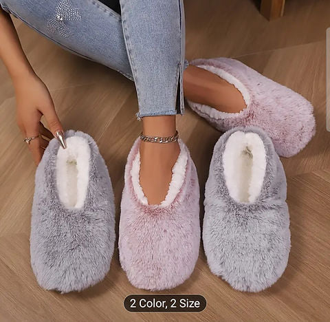 1 Pair Women'S Cozy Fleece sock Slippers
