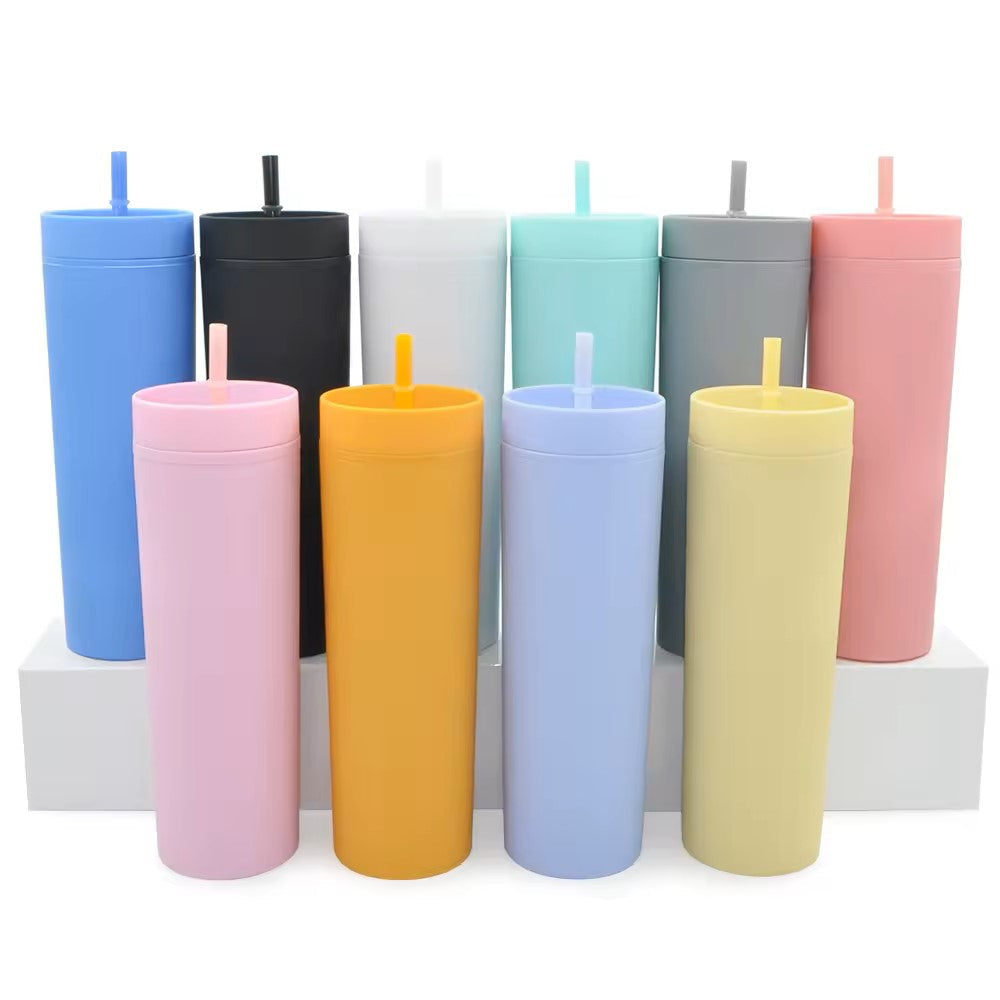 16oz double wall skinny tumblers personalised