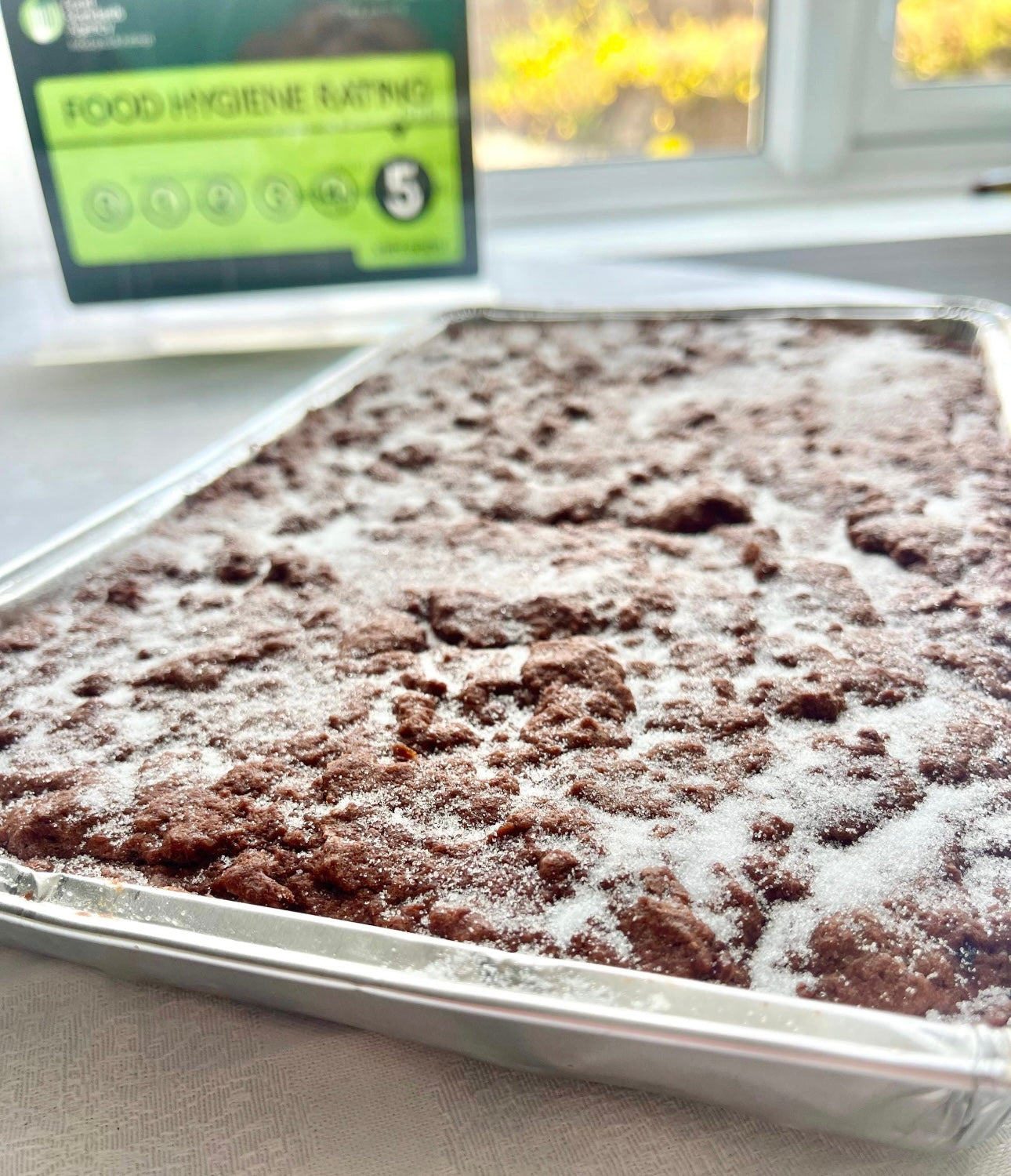 Old School Chocolate Concrete Traybake