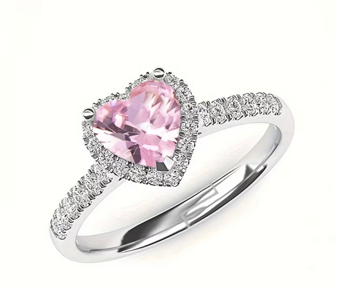 Adjustable Heart Ring