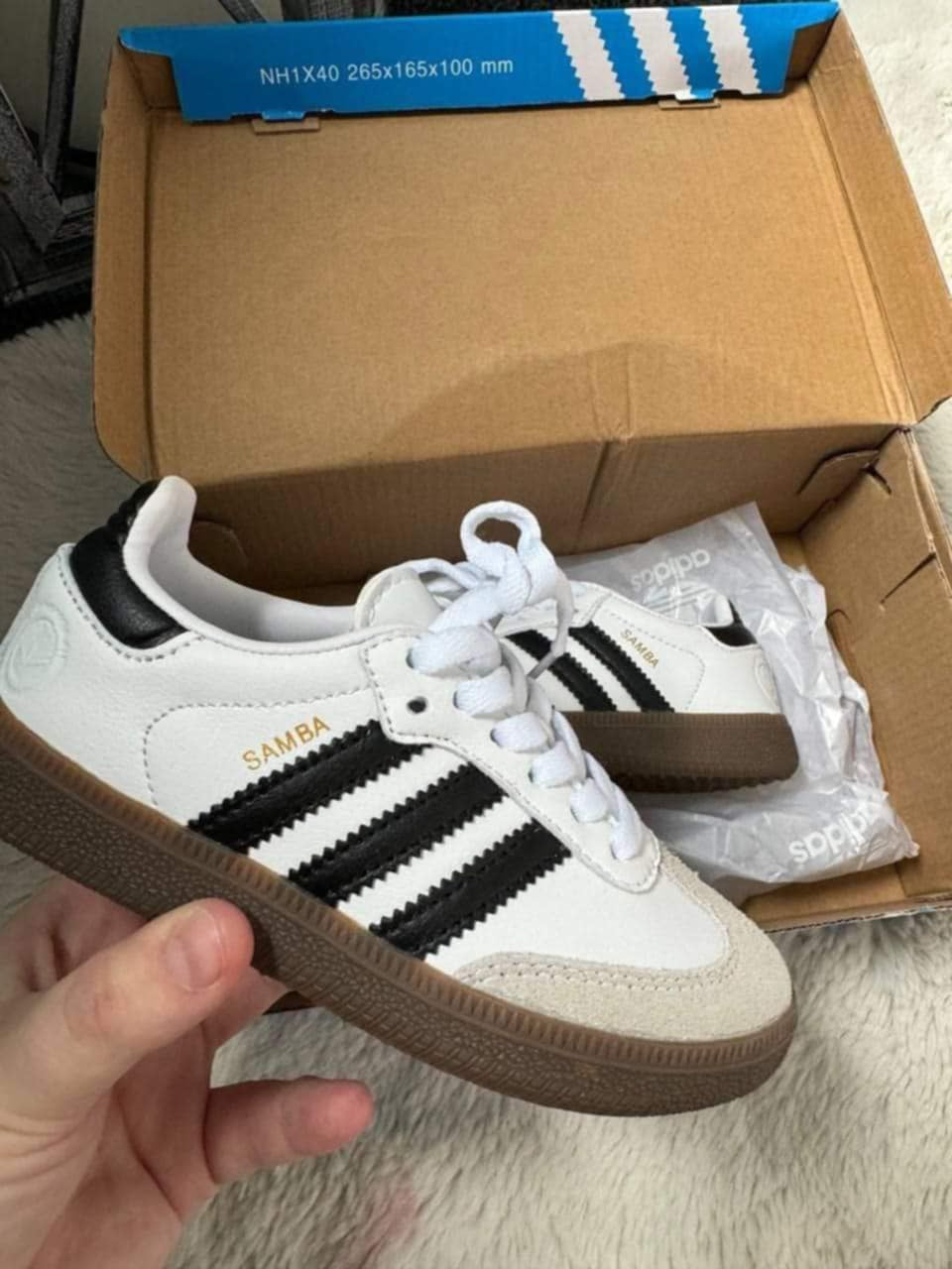 Kids Stripey Trainers 009