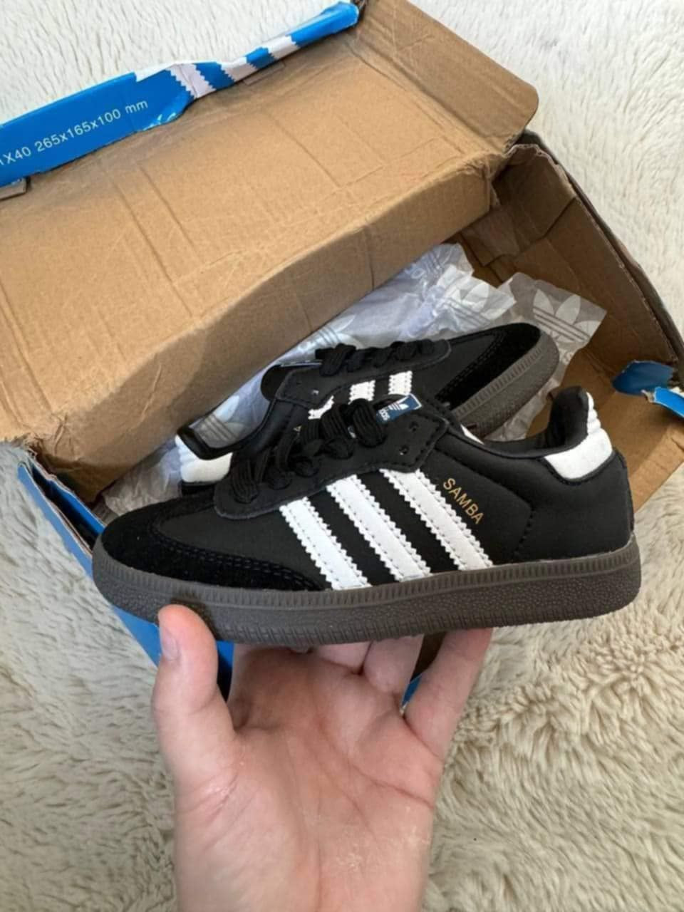 Kids Stripey Trainers 009