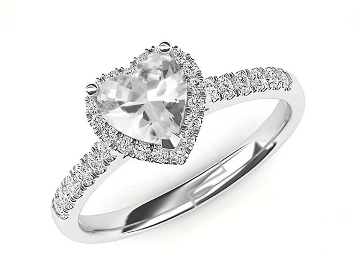 Adjustable Heart Ring