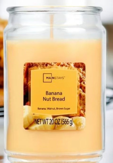 Banana nut bread scented candle (566g/20oz)