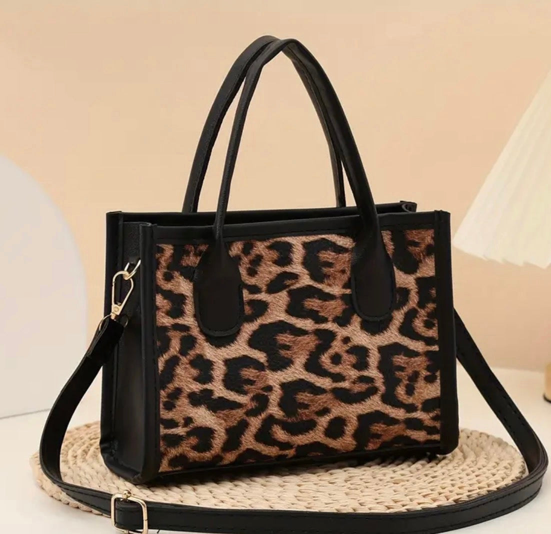 Leopard Print Handbag