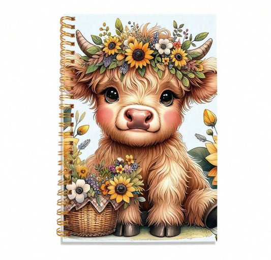 Highland Cow Notebook