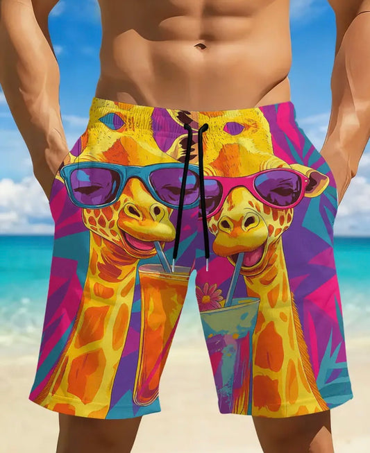 Men's Quick-Drying Breathable Beach Shorts,