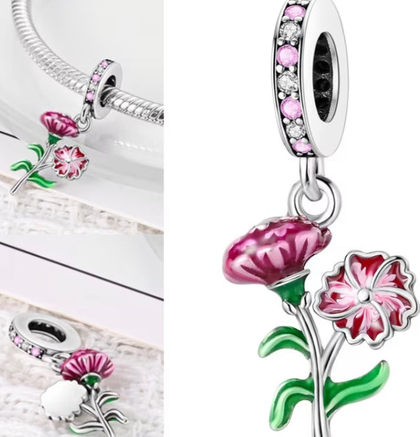 Carnation charm
