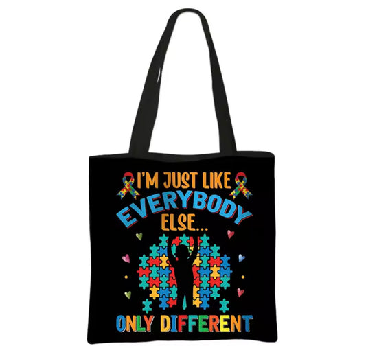 Autism awareness bag