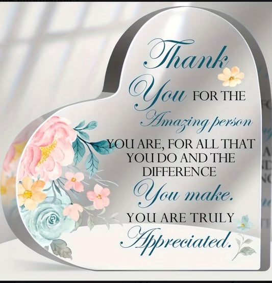 Appreciated Gift Plaque