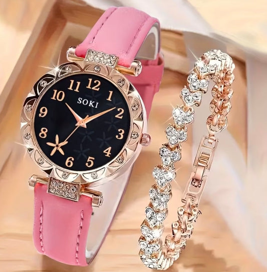 Watch & Bracelet Set