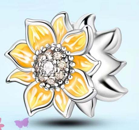 Sunflower charm