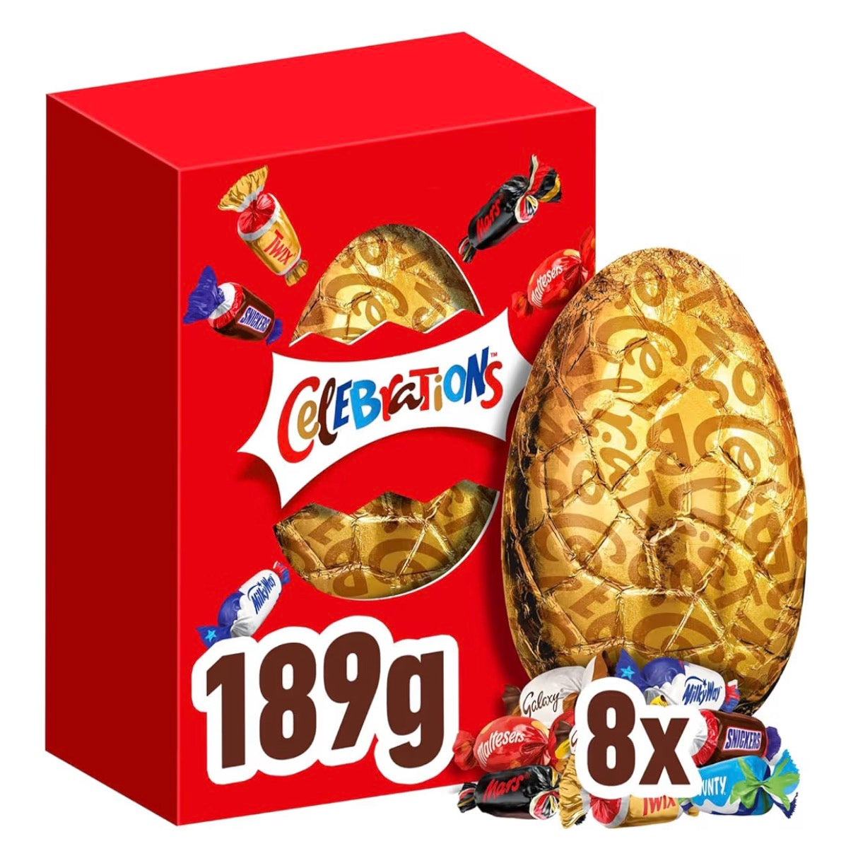 Celebrations Milk Chocolate Large Easter Egg 189g