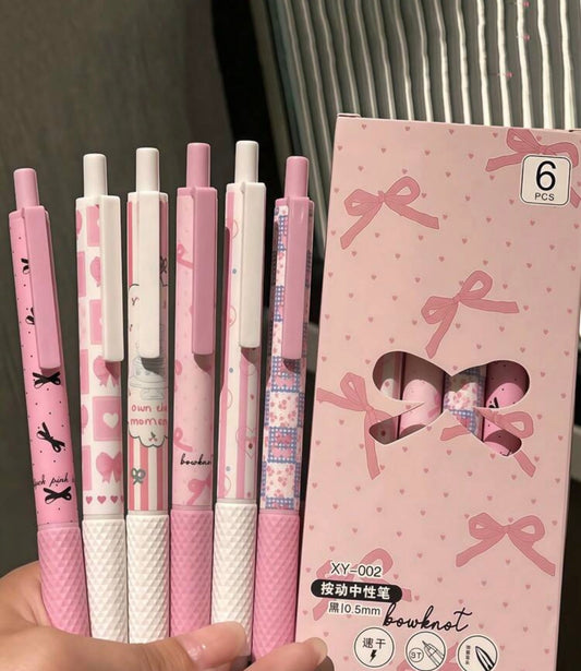 Bow Pens 6 pack