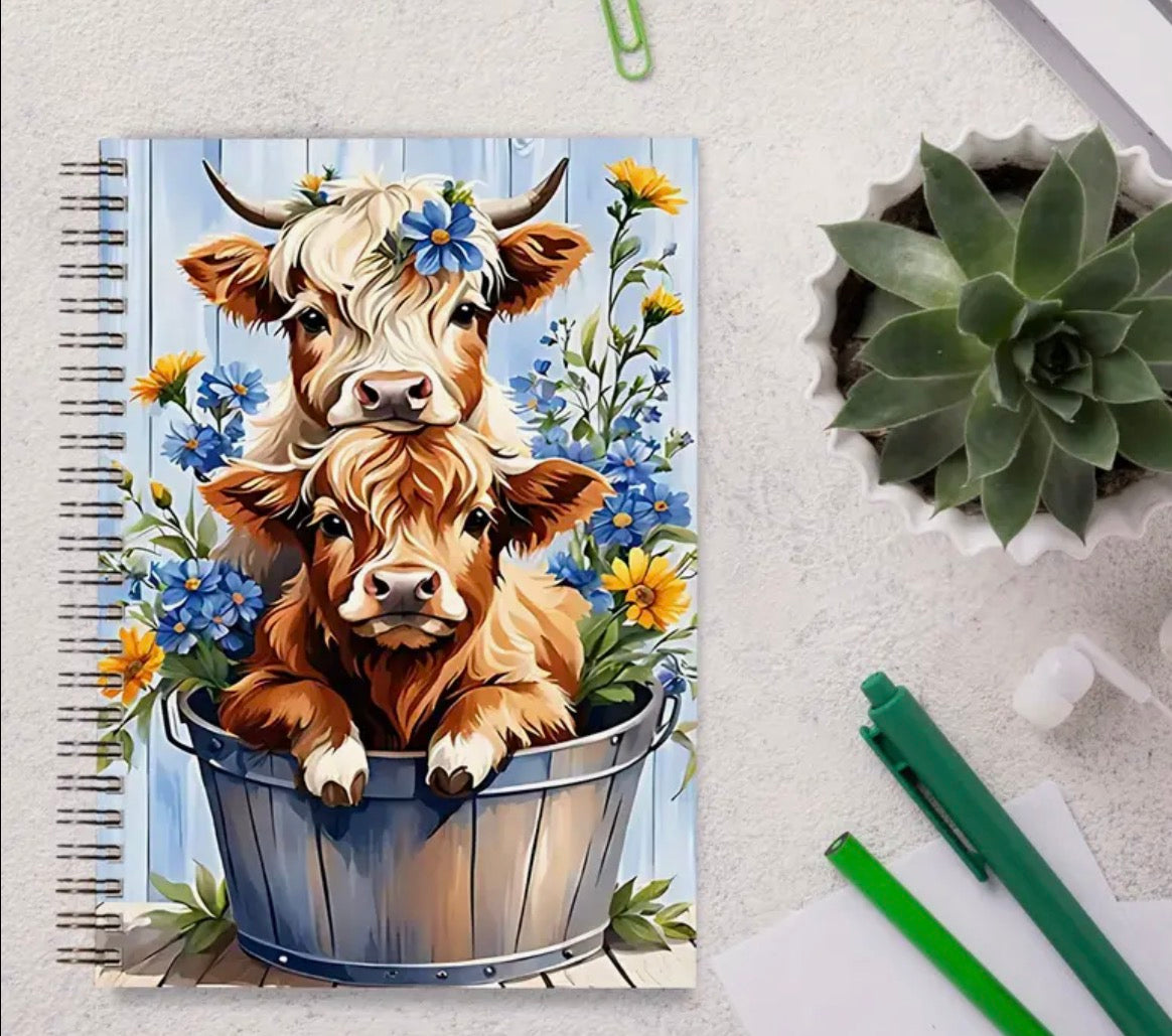 Highland Cow Notebook