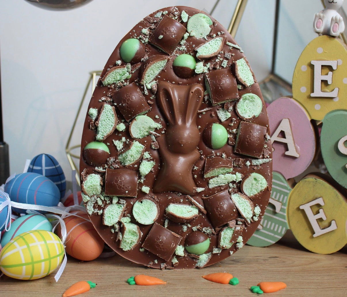 Easter Chocolate Slab - Mint Aero