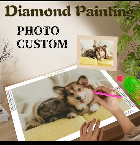 Custom Photo Diamond Art