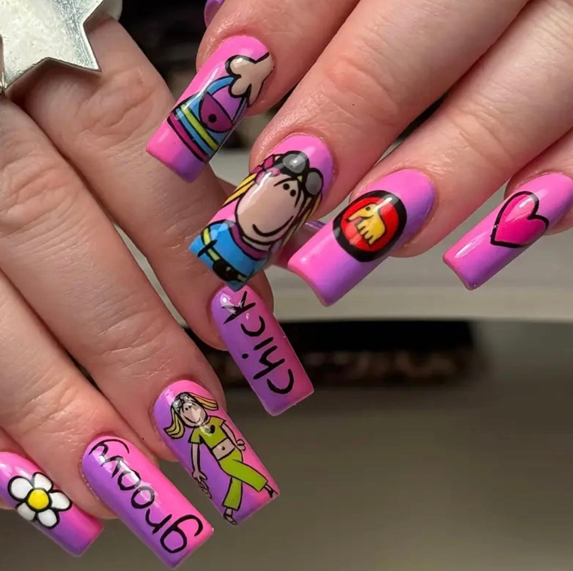 Groovy Chick Nails