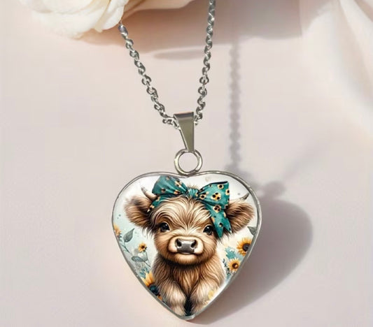 Highland Cow Necklace