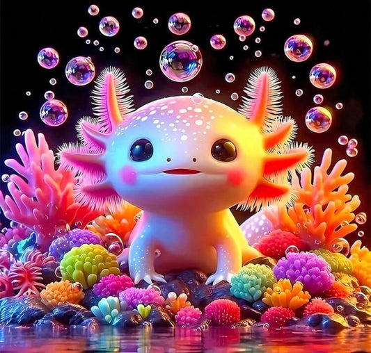 Axolotl Diamond Art